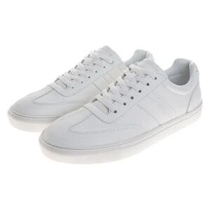 NIB Perry Ellis Portfolio white lace-up low-top sneakers